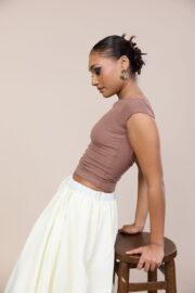 Backless top - Nude - Image 2