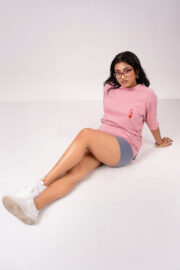 Queen of Hearts T- shirt Pink - Image 2