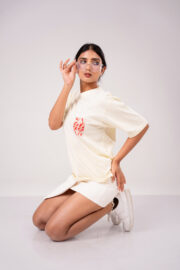 Queen of Hearts T-Shirt Yellow - Image 3