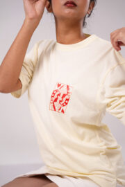 Queen of Hearts T-Shirt Yellow - Image 2
