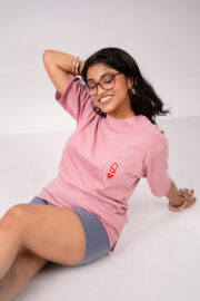Queen of Hearts T- shirt Pink