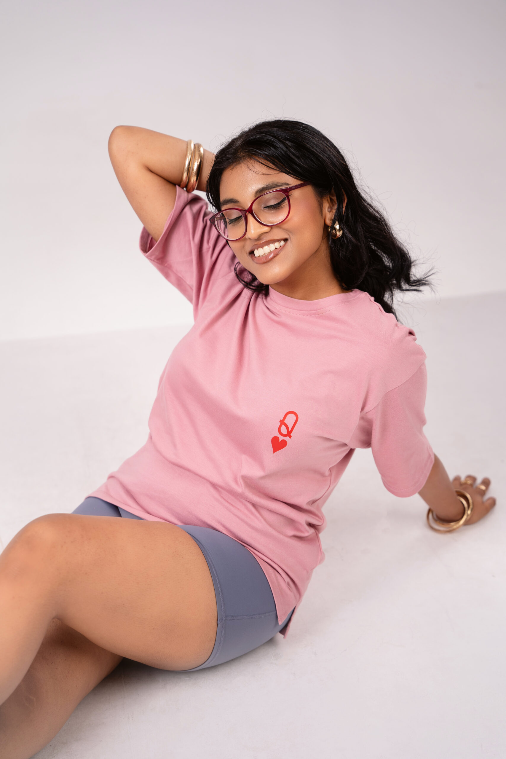 Edited in Tezza with: Cake Queen of Hearts T- shirt Pink - Image 1